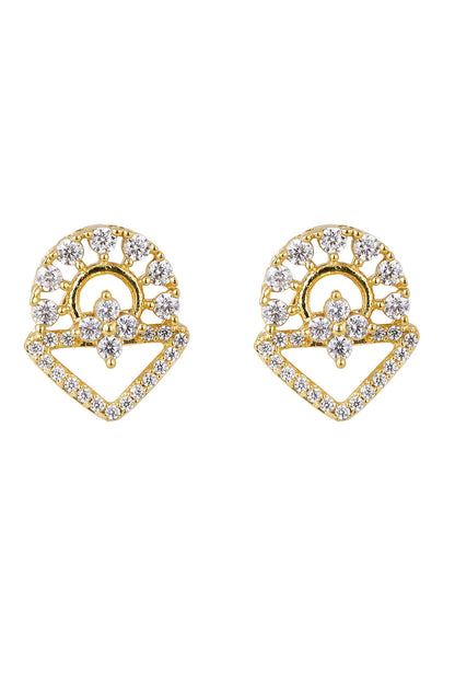 925 Silver Geometric Studs 