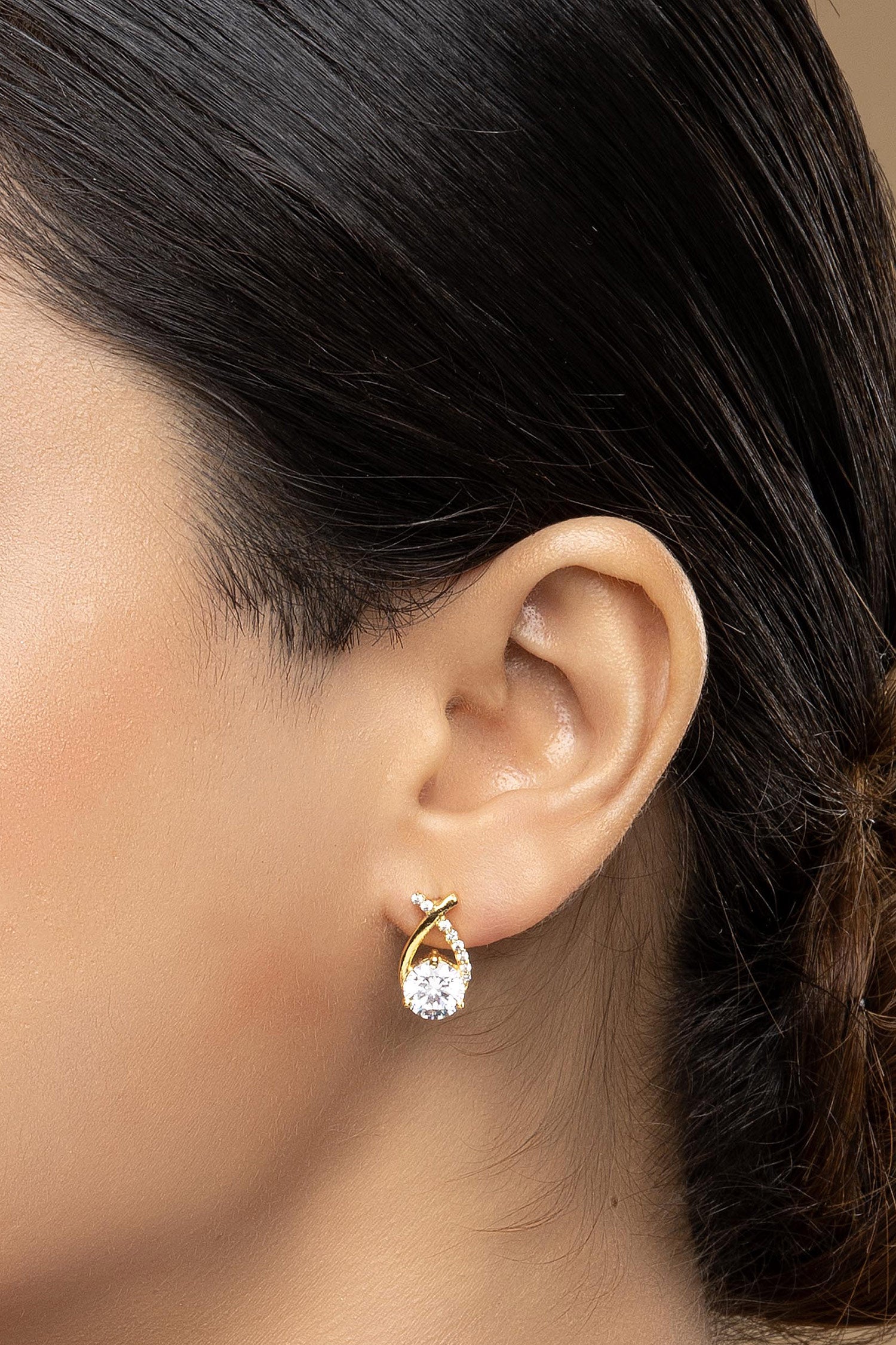 925 Silver Crossover Studs 