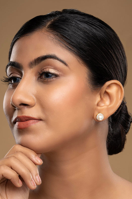 925 Silver Pearl Earrings 