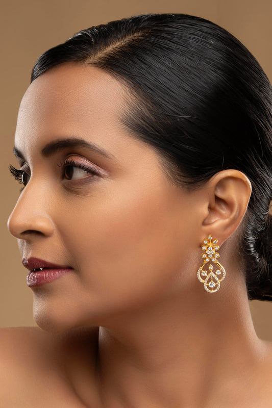 925 Silver Camomile Earrings 