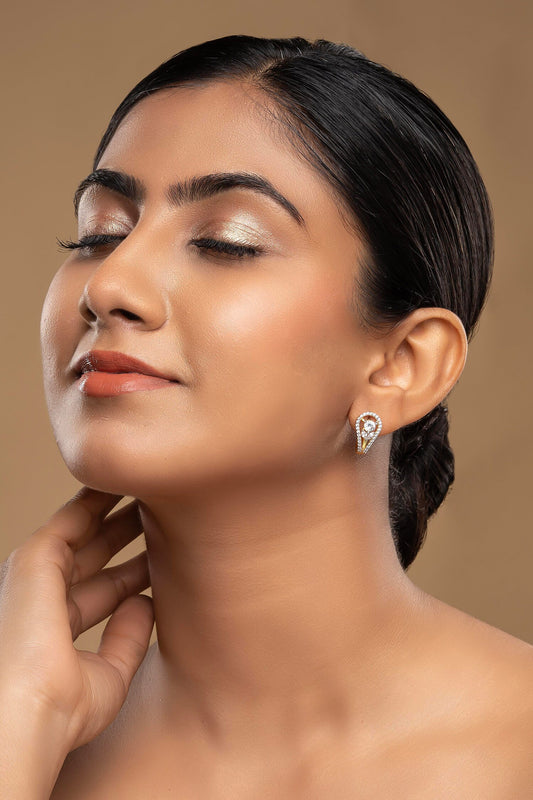 925 Silver Meenakshi Earrings 