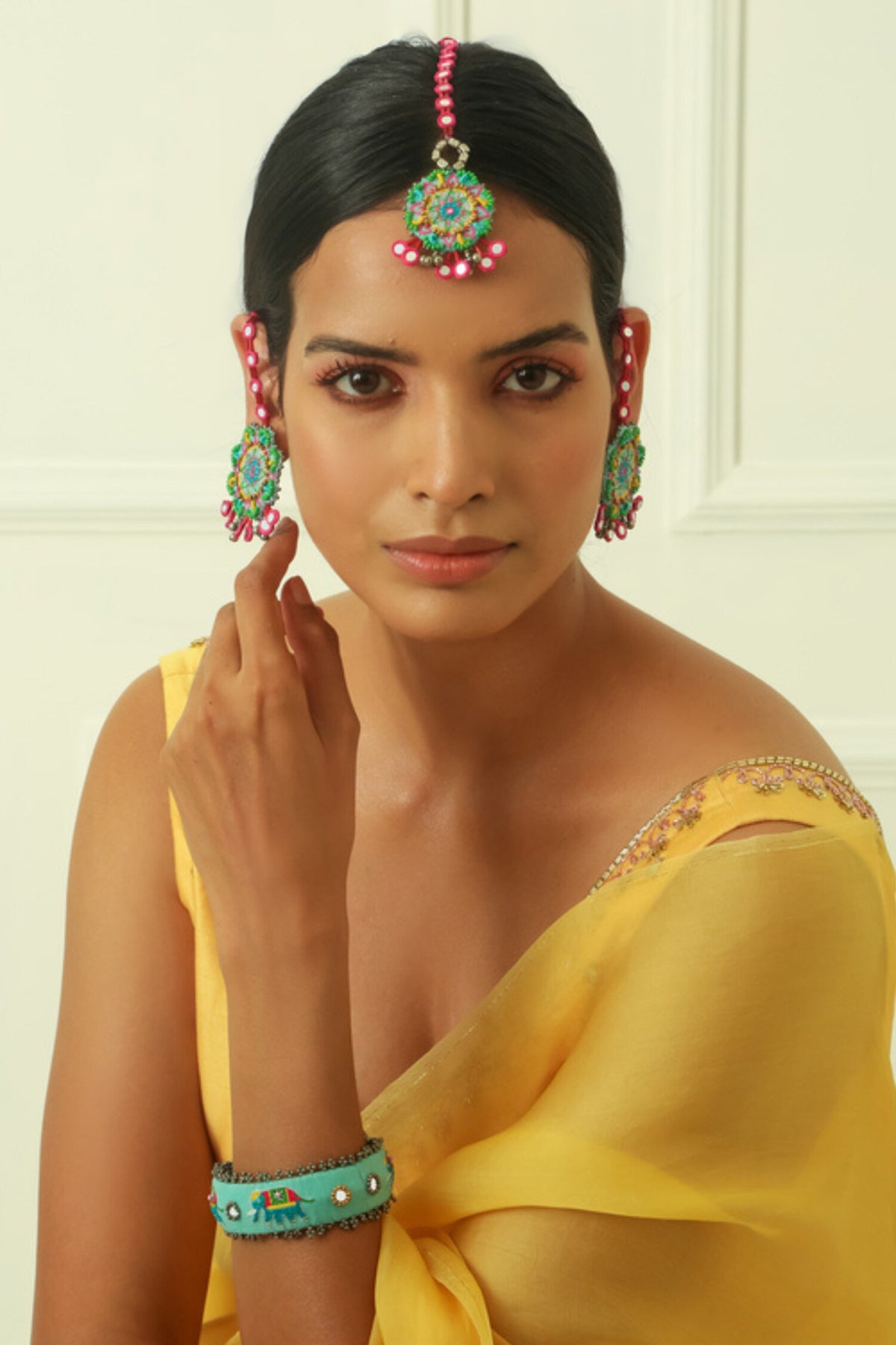 Pushpa Embellished Earrings 