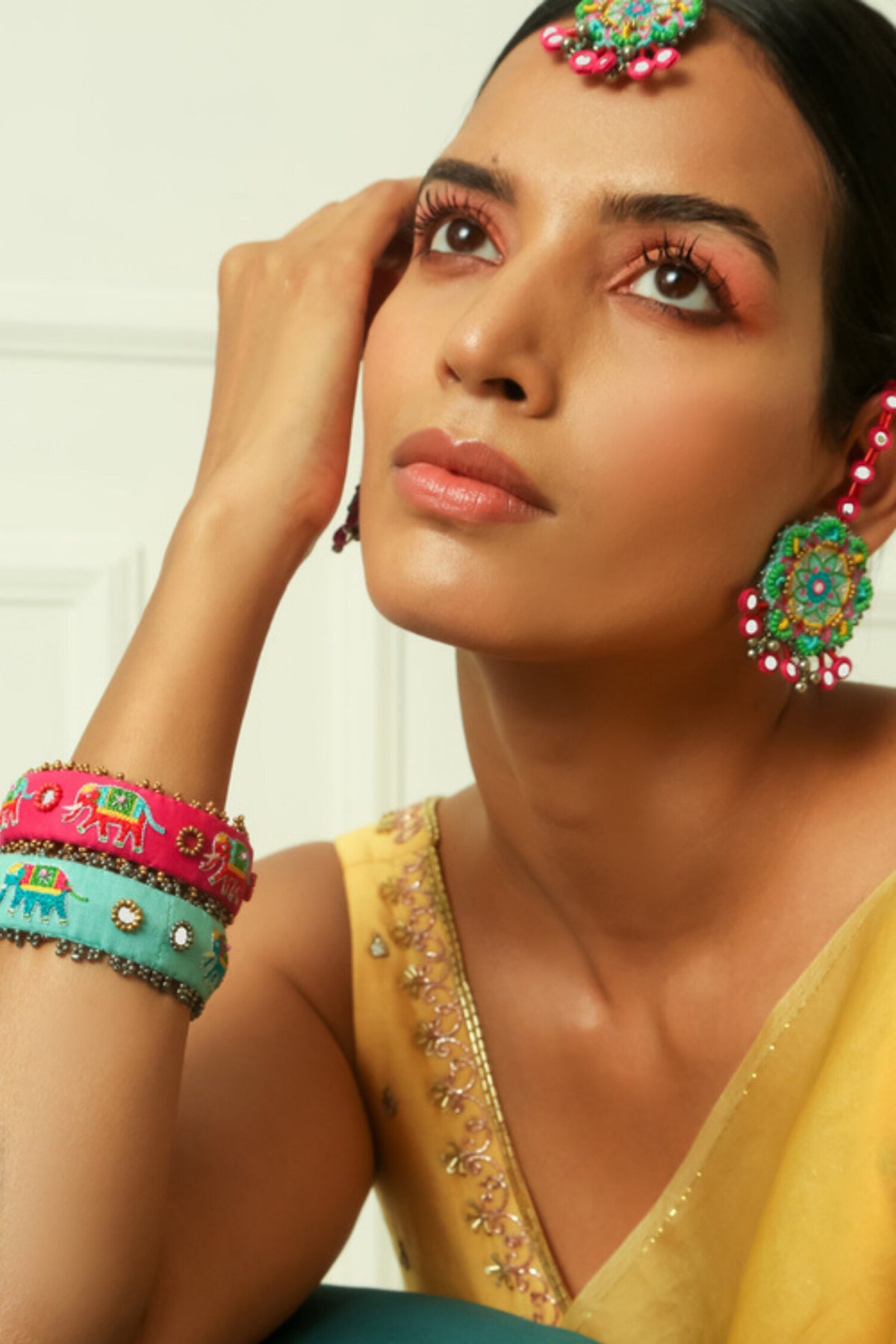 Pushpa Embellished Earrings 