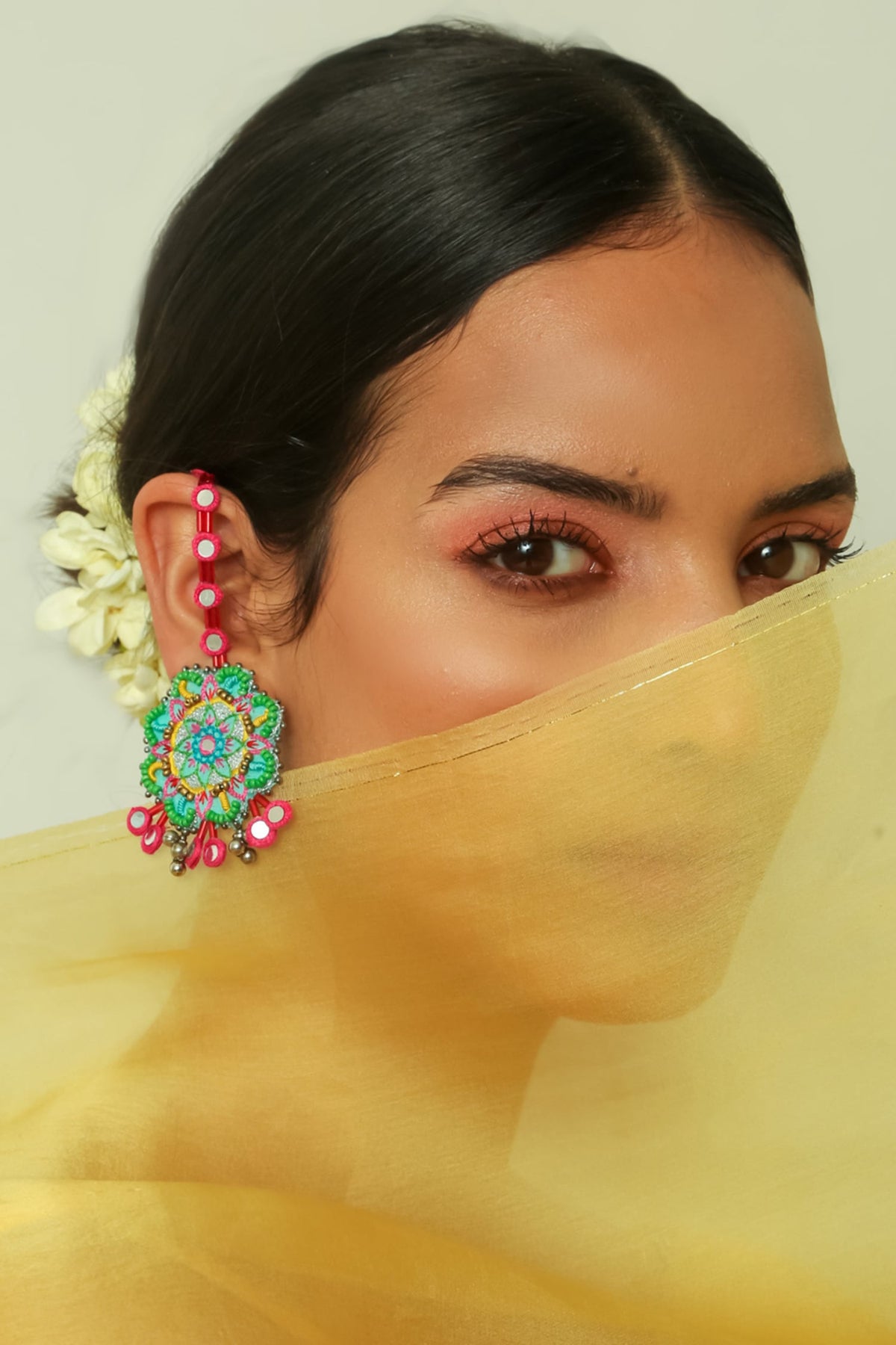 Pushpa Embellished Earrings 
