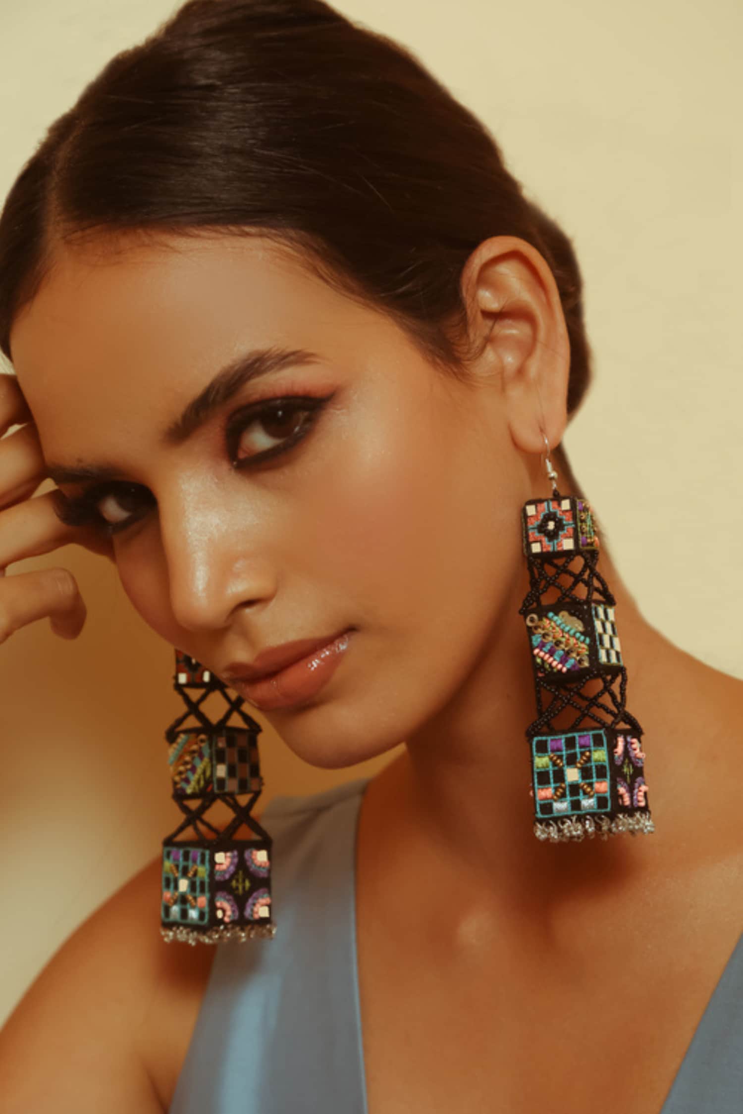Raabta Embroidered Earrings 