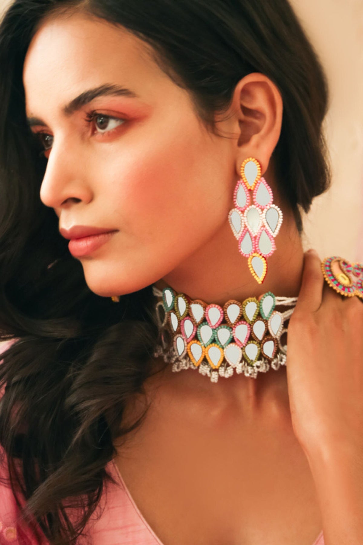 Ishqaana Mirror Choker 