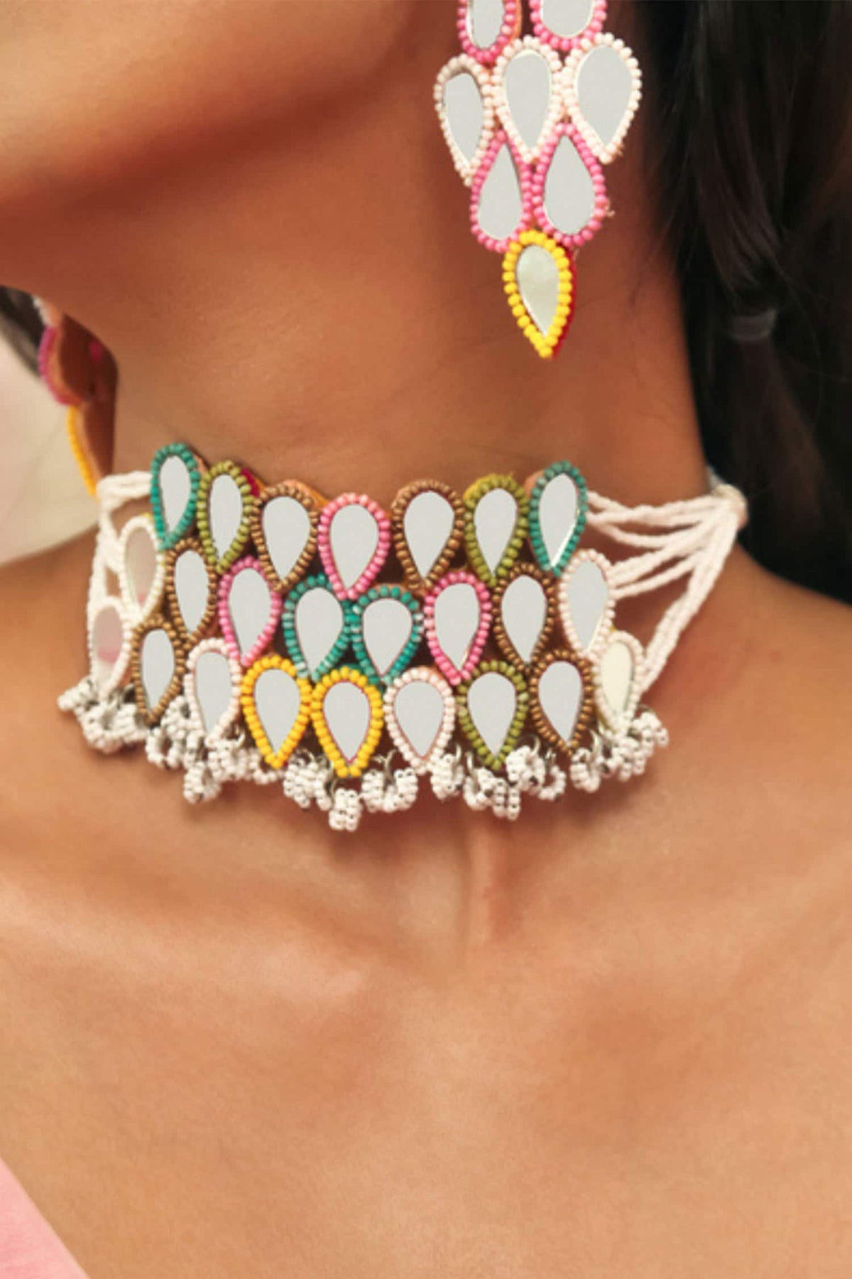 Ishqaana Mirror Choker 