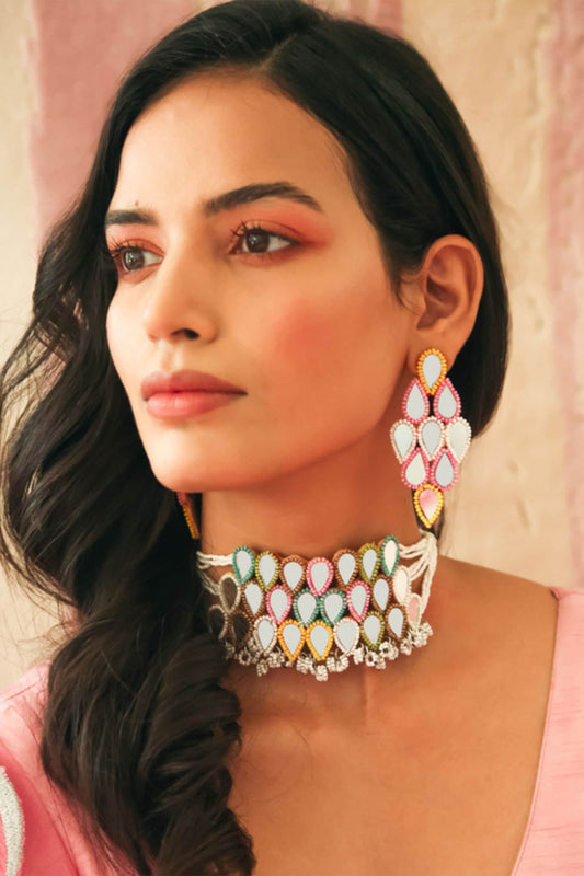 Ishqaana Mirror Choker 