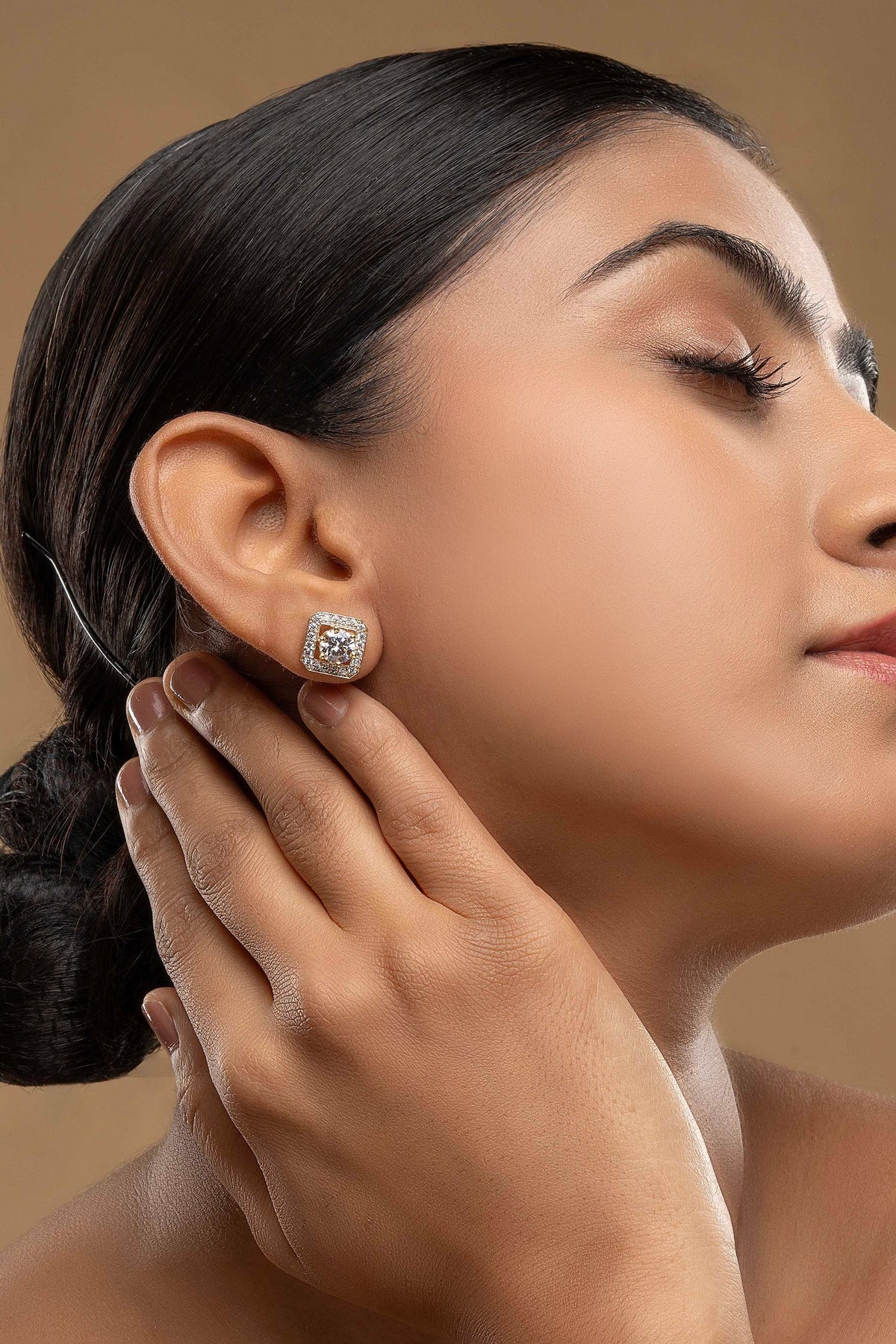 925 Silver Detachable Jacket Earrings 