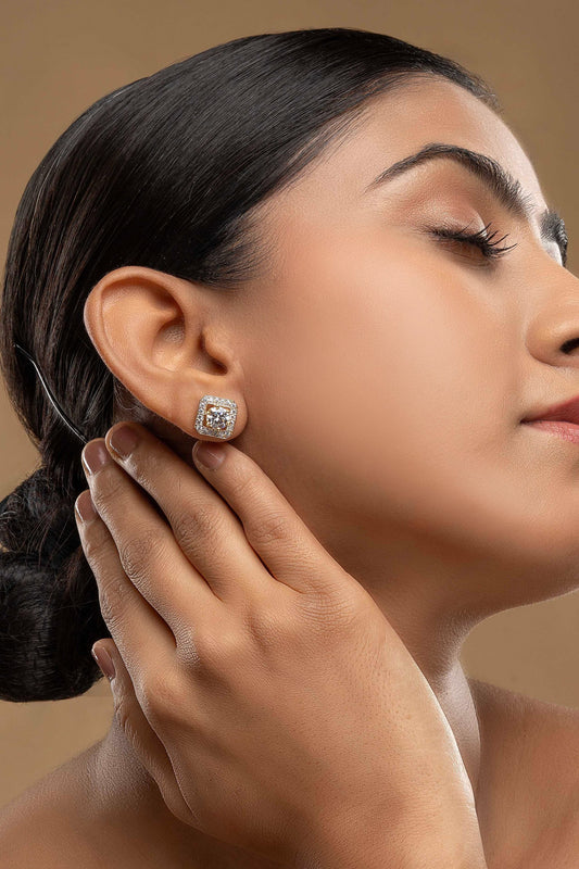 925 Silver Detachable Jacket Earrings 