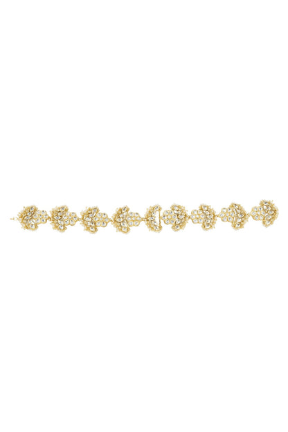 Gold Finish Imitation Kundan Mathapatti 