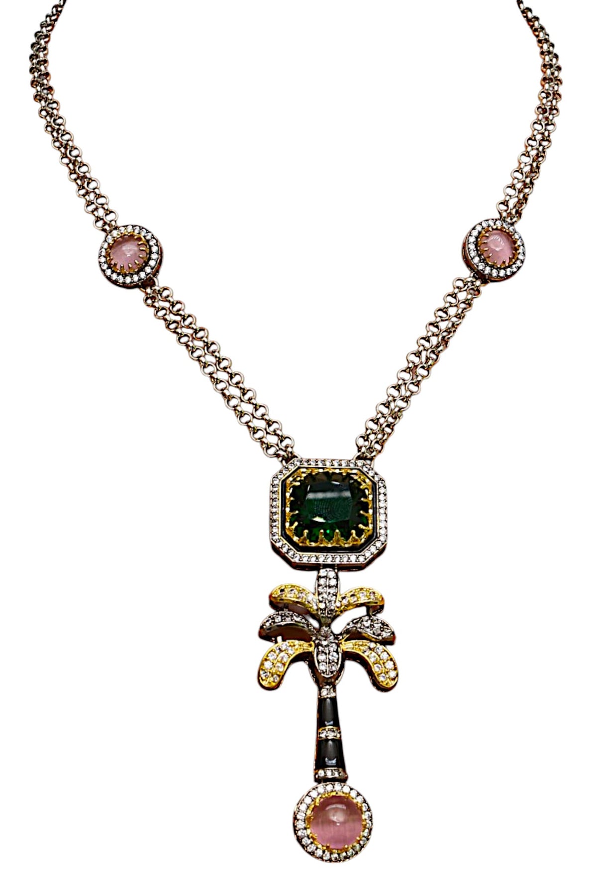Designer Semi Precious Stone Necklace 