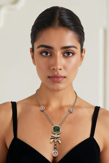 Designer Semi Precious Stone Necklace 