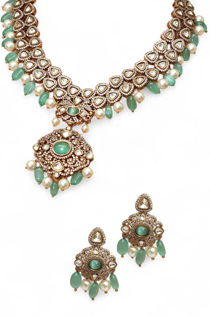 Gold Finish Choker Set 