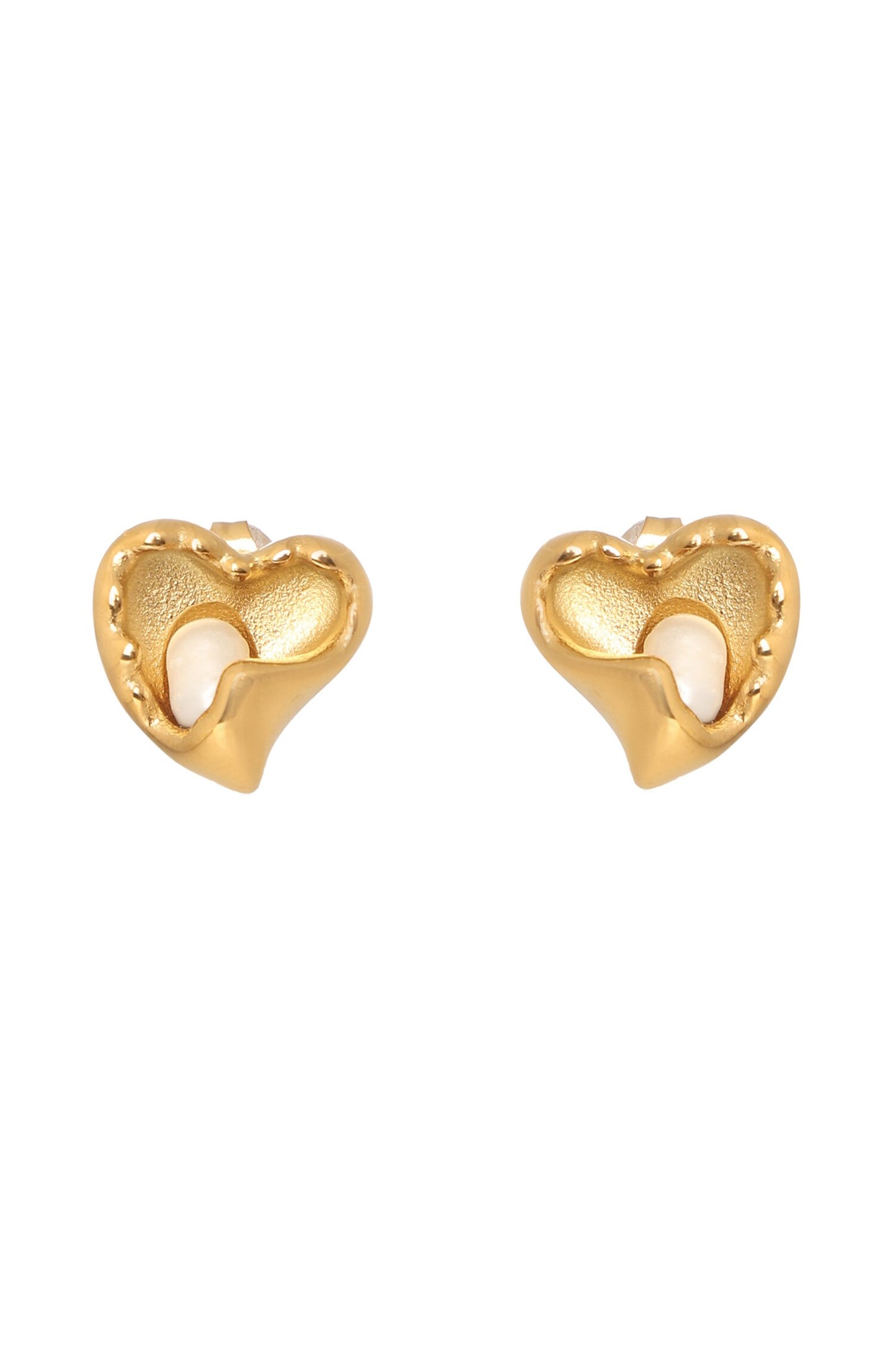 Heartfealt Pearl Earrings 
