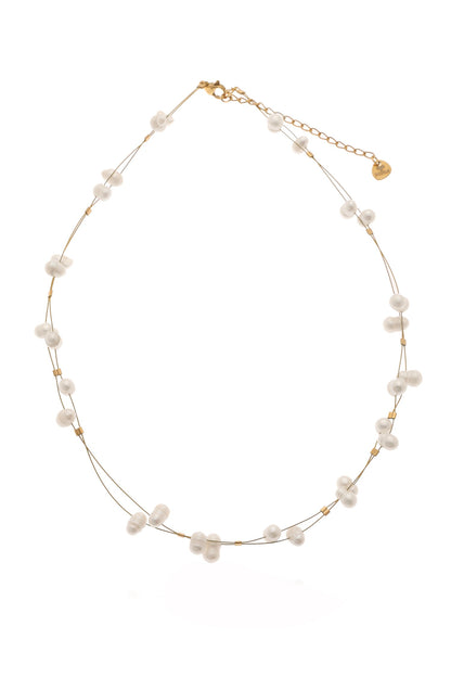 Pearl Elegance Chain Necklace 