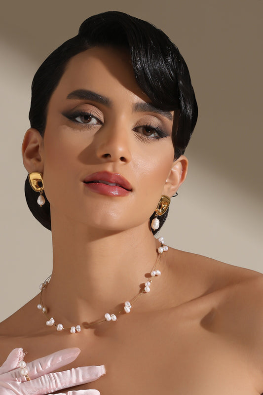 Pearl Elegance Chain Necklace 