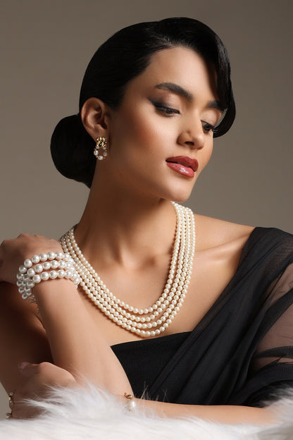 4 Strand Mala Necklace 