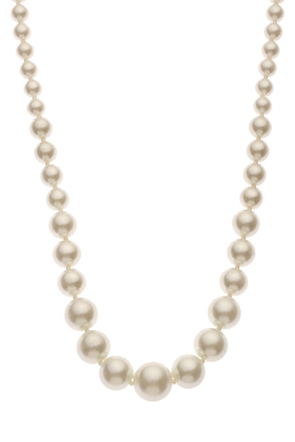 Graduated Natural Pearl Necklace 