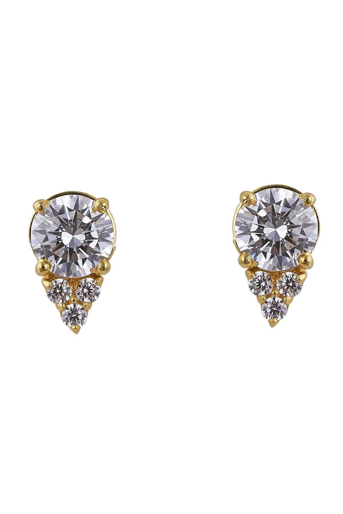 925 Silver Dewdrop Studs 