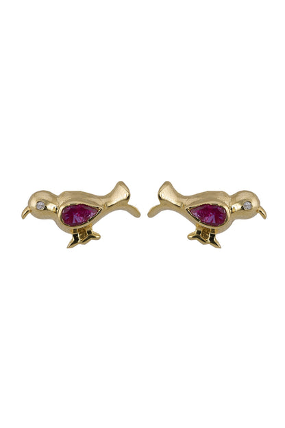 925 Silver Bird Earrings 