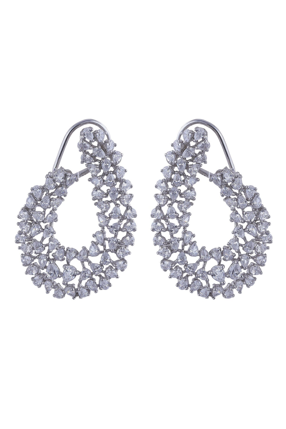 925 Silver Iceberg Earrings 