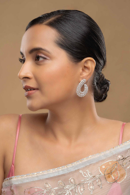925 Silver Iceberg Earrings 