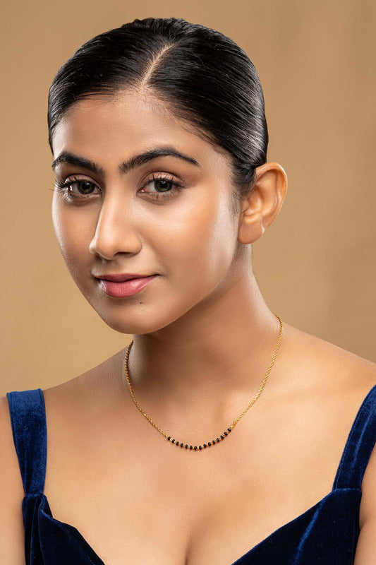 925 Silver Padma Mangalsutra 