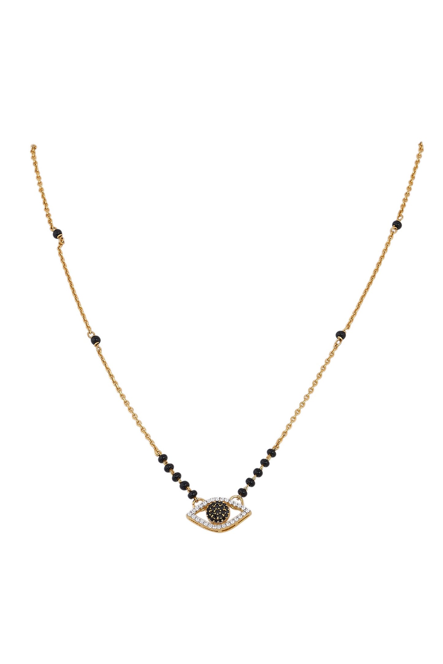 925 Silver Evil Eye Mangalsutra 