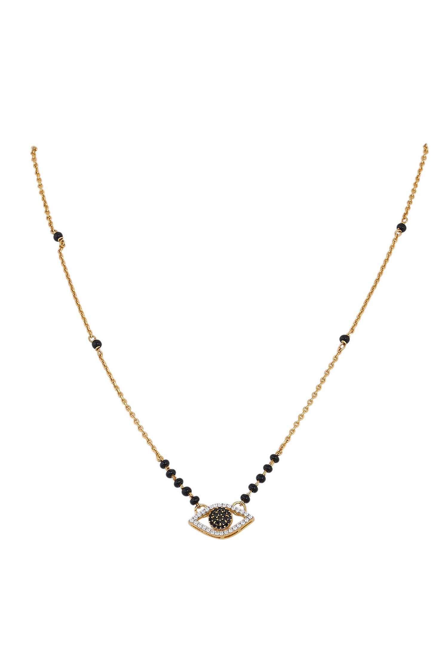 925 Silver Evil Eye Mangalsutra 