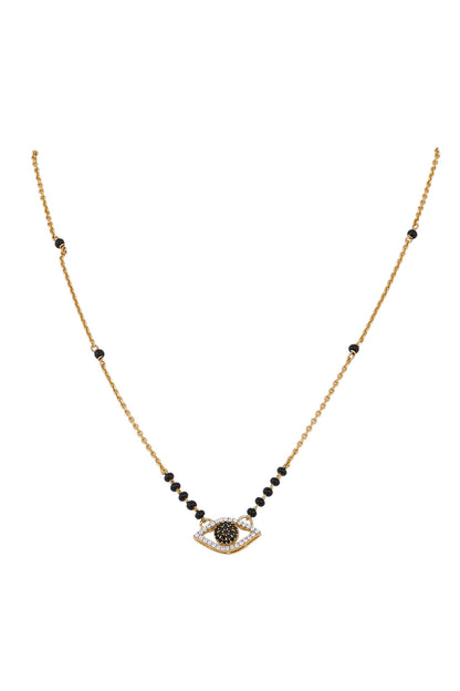 925 Silver Evil Eye Mangalsutra 