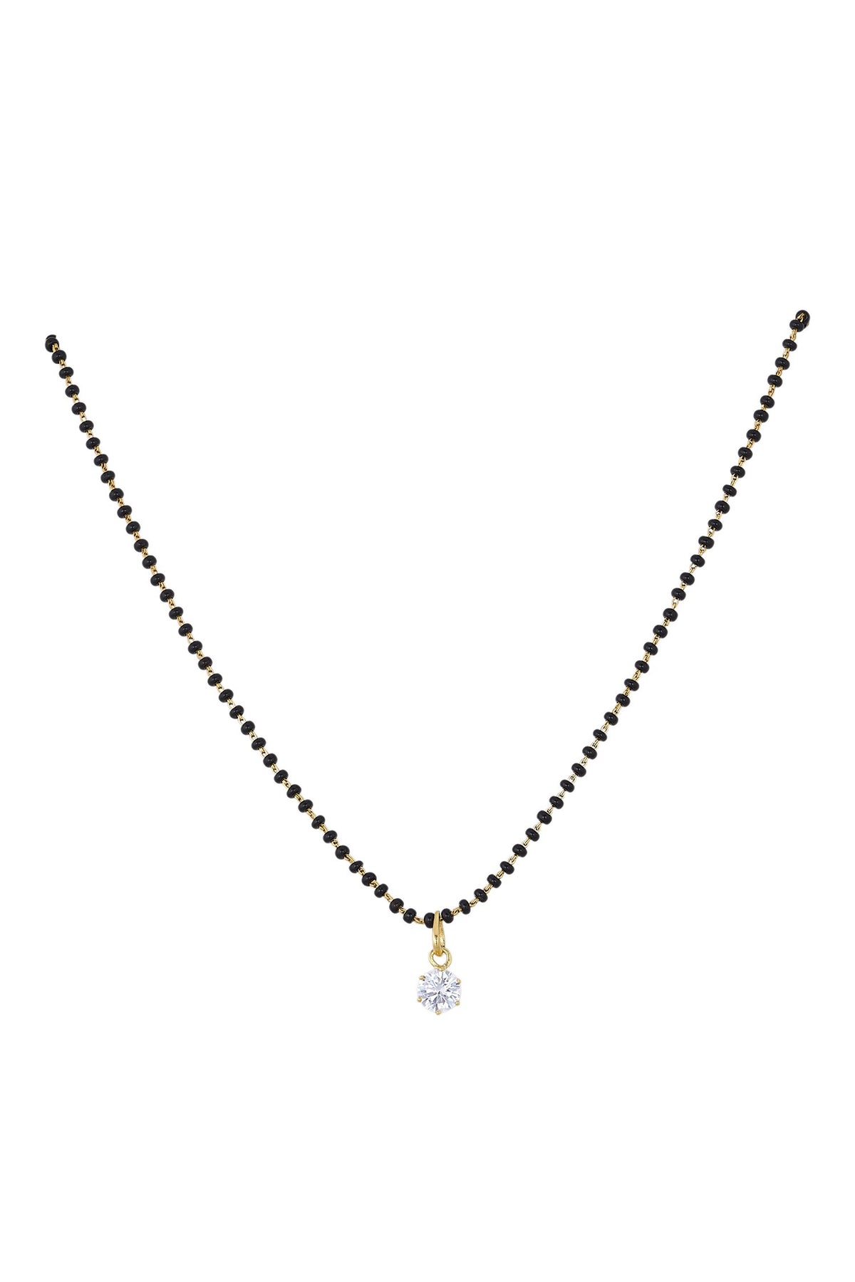 925 Silver Solitaire Mangalsutra 
