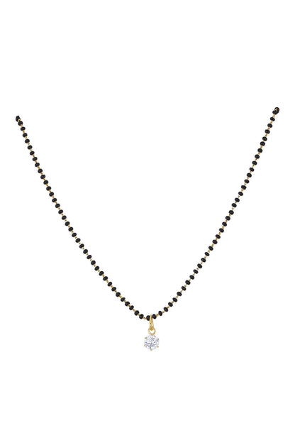 925 Silver Solitaire Mangalsutra 