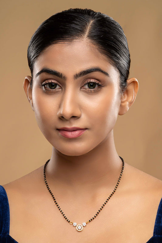 925 Silver Karanja Mangalsutra 