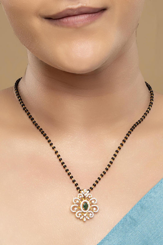 925 Silver kutaja Mangalsutra 