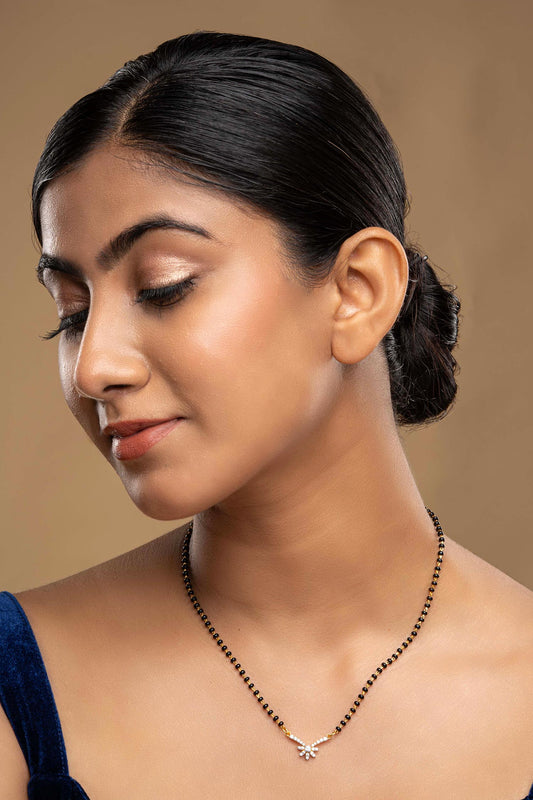 925 Silver Sankha Mangalsutra 