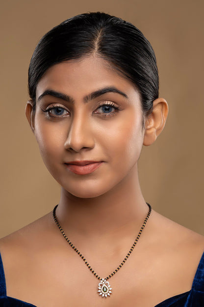 925 Silver Apsara Mangalsutra 