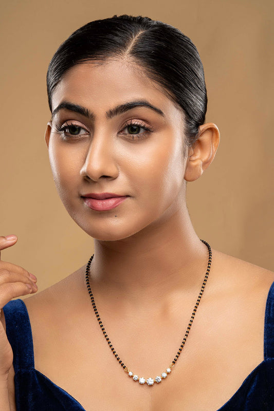925 Silver Karpura Mangalsutra 