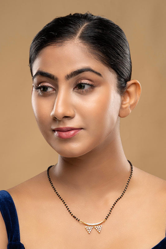 925 Silver Vatam Mangalsutra 