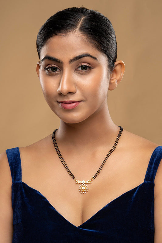 925 Silver Plaksha Mangalsutra 