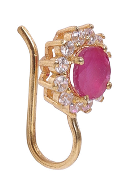 925 Silver Pink Nosepin 