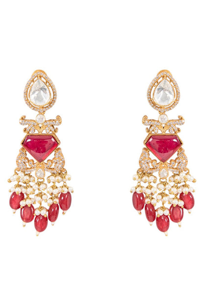 Kundan Work Necklace Set 