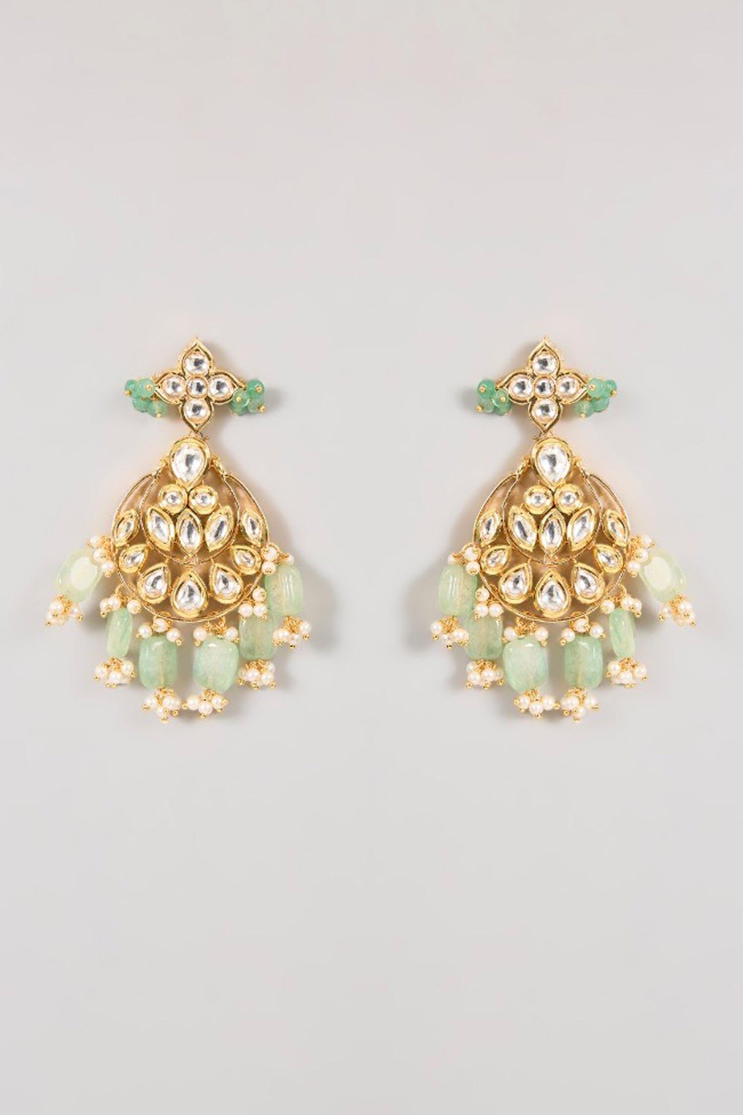 Kundan Embellished Necklace Set 