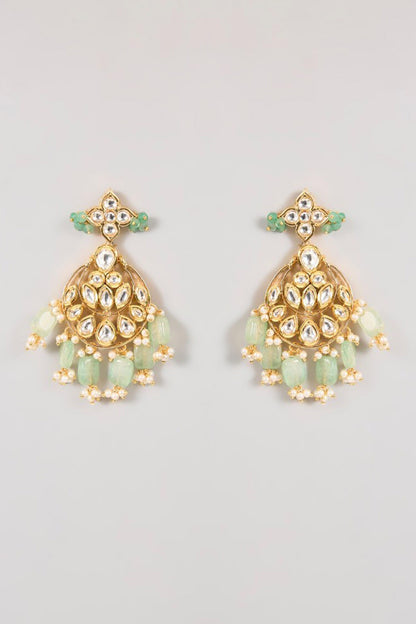Kundan Embellished Necklace Set 