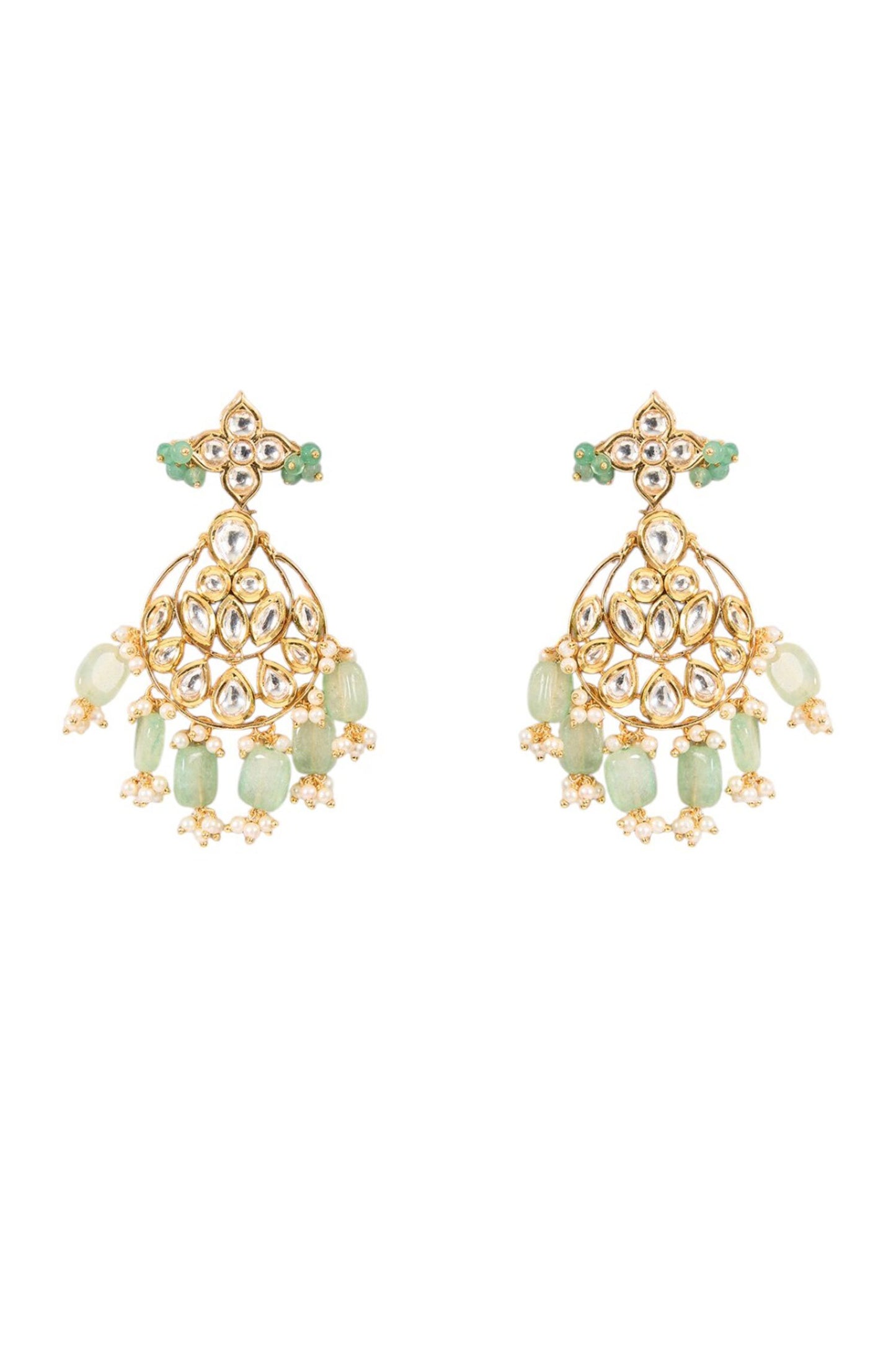 Kundan Embellished Necklace Set 