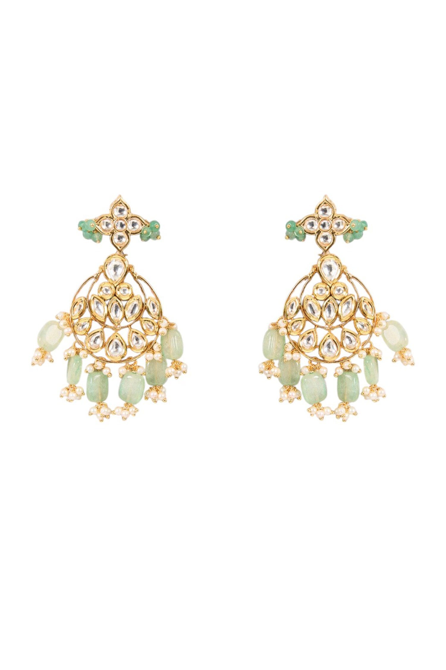 Kundan Embellished Necklace Set 