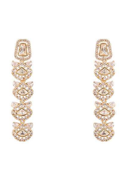 Diamond-Cut Stone Embellished Choker Set 