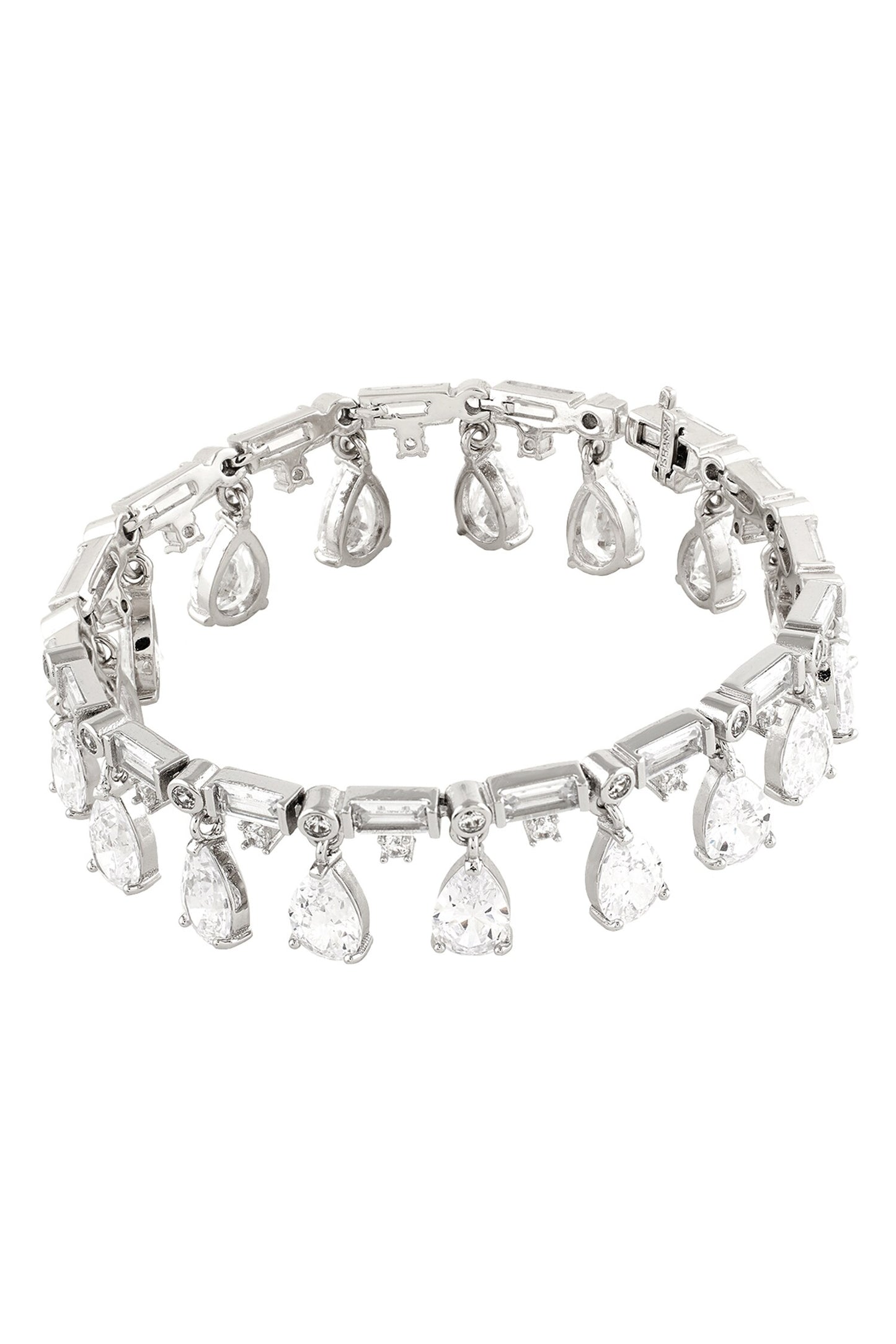 Elysian Charm Rhodium Plated Bracelet 