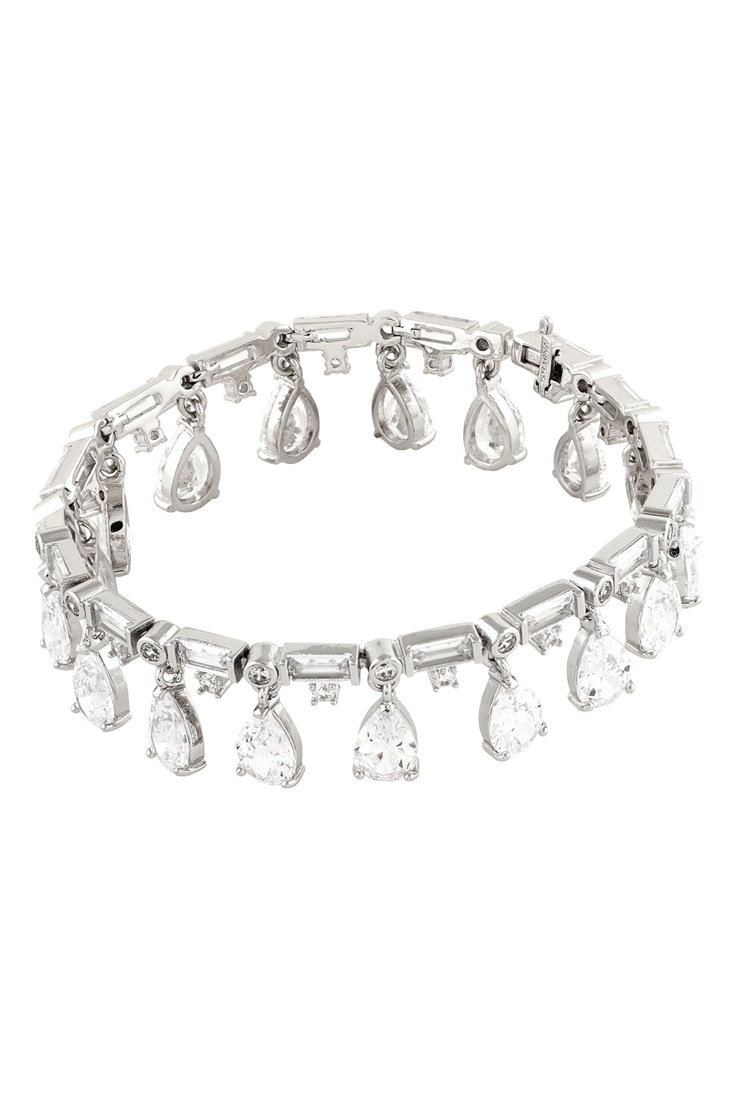 Elysian Charm Rhodium Plated Bracelet 