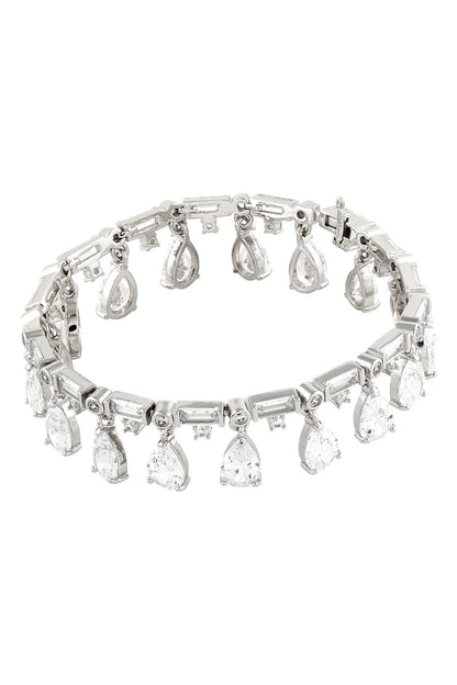 Elysian Charm Rhodium Plated Bracelet 